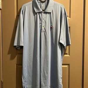 Fox Chapel Mens Blue Golf Polo